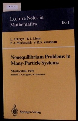 Nonequilibrium Problems in Many-Particle Systems. Lectures given at the 3rd Sess
