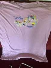 Small World  Rare Disneyland Cast Member Shirt Boat Ride Large