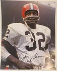 Jim Brown - Cleveland Browns - 8x10 Signed Color Photograph - COA