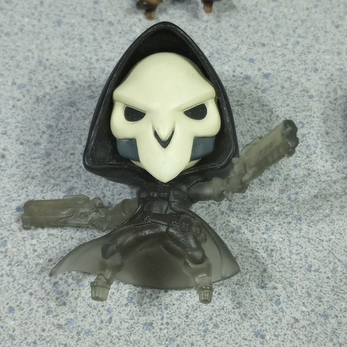 Lot Of 4 Blizzard Cute But Deadly Overwatch Mini Mystery Figures Missing Plates - Picture 6 of 7