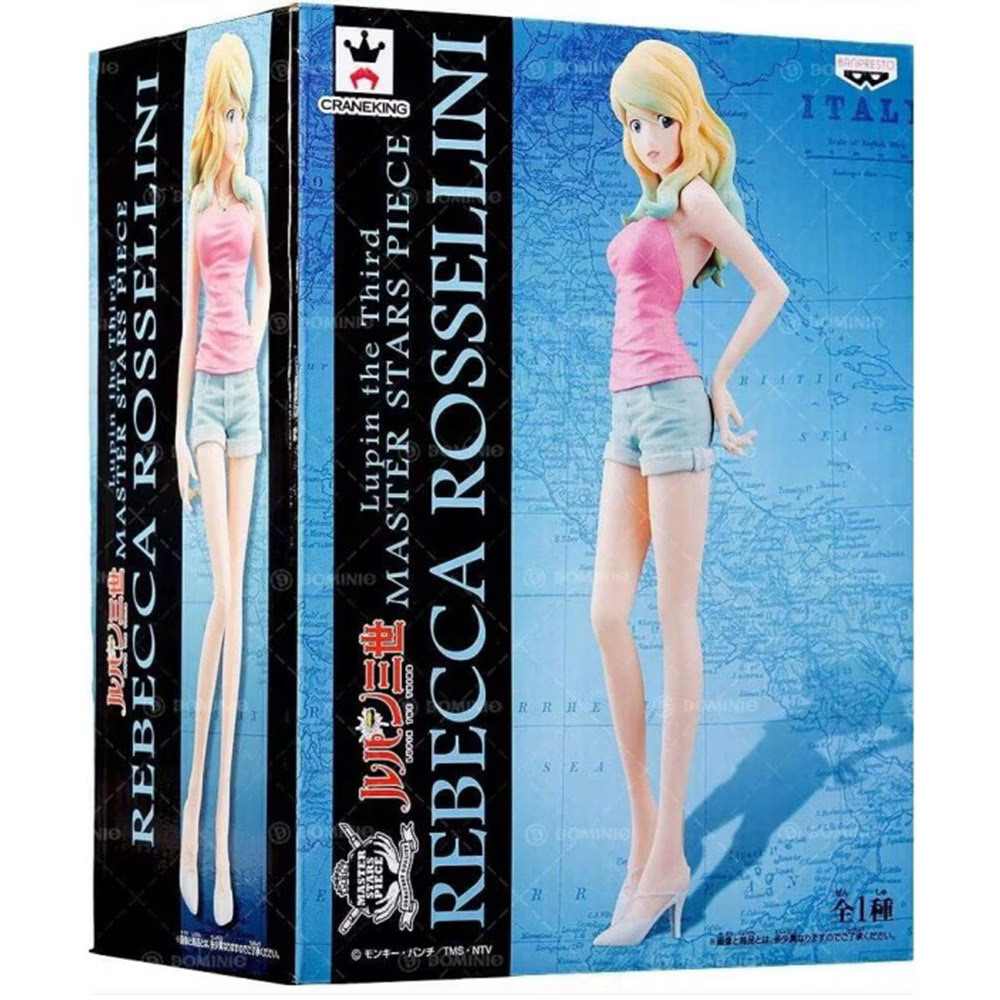 Figurine Rebecca Master Stars Piece Lupin III en PVC de 24 cm pour vitrine de collection