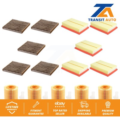 Air Cabin Engine Cartridge Oil Filters (15 Total) Kit For Toyota Highlander