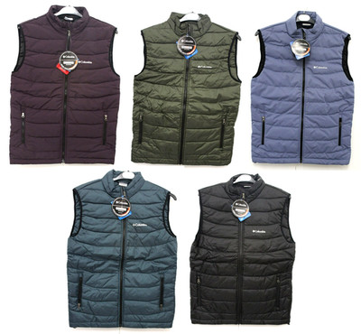 Columbia Herren Omni-Heat Weste wattiert Bodywarmer Reißverschluss Jacke Größen S M L XL 2XL