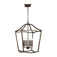 Pendellampe Deckenleuchte HäNgelampe Stahl Messing D 51,4 Cm Esszimmerleuchte