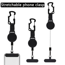 Portable Retractable Phone Lanyard with Adjustable Length for Easy Secure