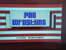 Pro Wrestling / Nintendo NES / PAL B / ASD FRA 5 Screws #1