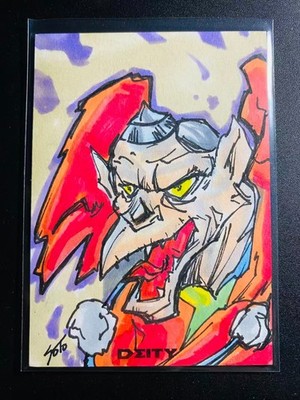 Lightning Studio Deity God & Goddess Thunder God 1/1 Origin Sketch by Omar Soto