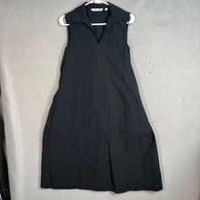 JW Anderson x Uniqlo Womens Size XS Black Sleeveless Maxi Dress With Tie Back