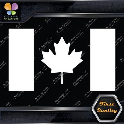 Canadian Flag Maple Leaf Canada Logo Canadien Patriotic Vinyl Decals Stickers