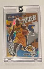 2025-26 TOPPS FINEST SHAQUILLE O'NEAL MUSE DIE-CUT REFRACTOR 33/75 