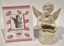 WADE Limited Edition of 75 PEARL LUSTRE ANGEL WITH GOLD ACCORDION with COA 2011