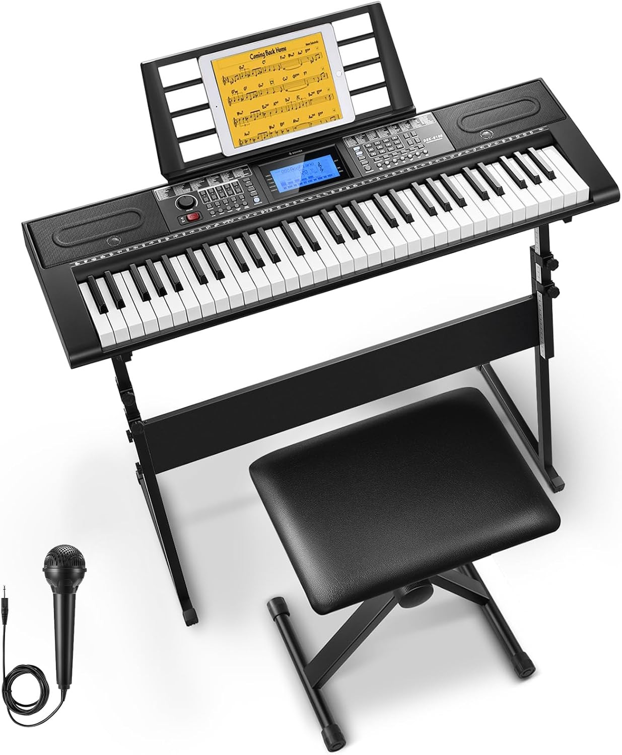 Donner 61 Key Keyboard Piano, Electric Piano Keyboard Kit with 249 Voices, 249 R