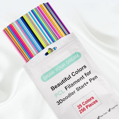Stück 25 Farben 3D Doodler Nachfüllpakete für 3Doodler Start+ Stift 2.5mm