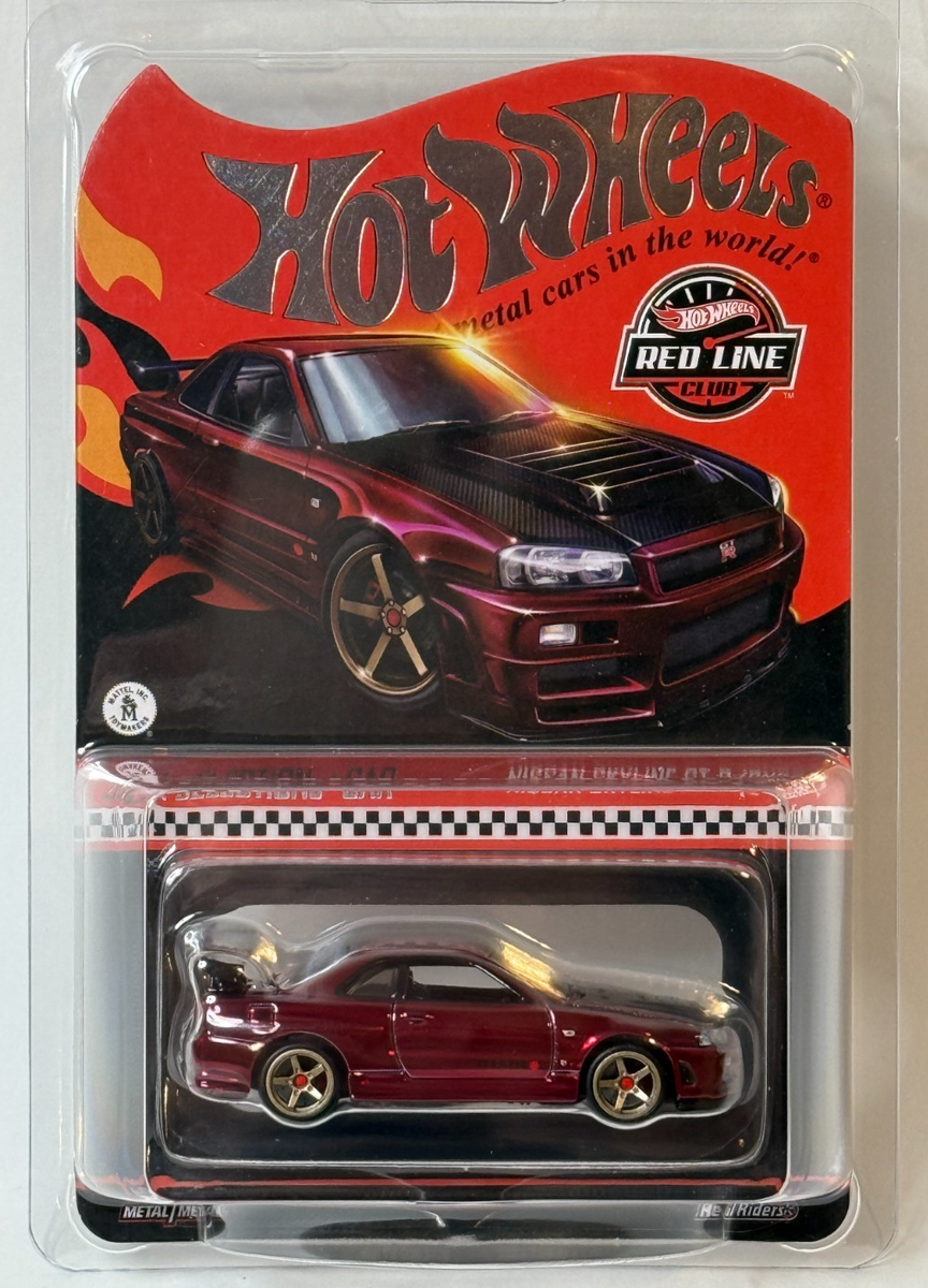 Hot Wheels Nissan Skyline GTR R34 BNR34 Red - RLC sELECTIONs Red