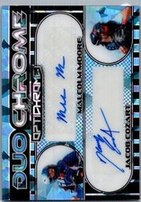 Malcolm Moore Jacob Cozart 2025 Leaf Optichrome Baseball Dual Auto Blue /7