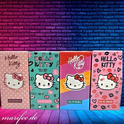 Hello Kitty Eau de Parfum, 50 ml, Zerstäuber-Flakon,  4 verschiedene Sorten