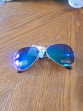 AIR FORCE 8AF101 GOLD Mens Classic Aviator Full Rim Sunglasses Green Lens