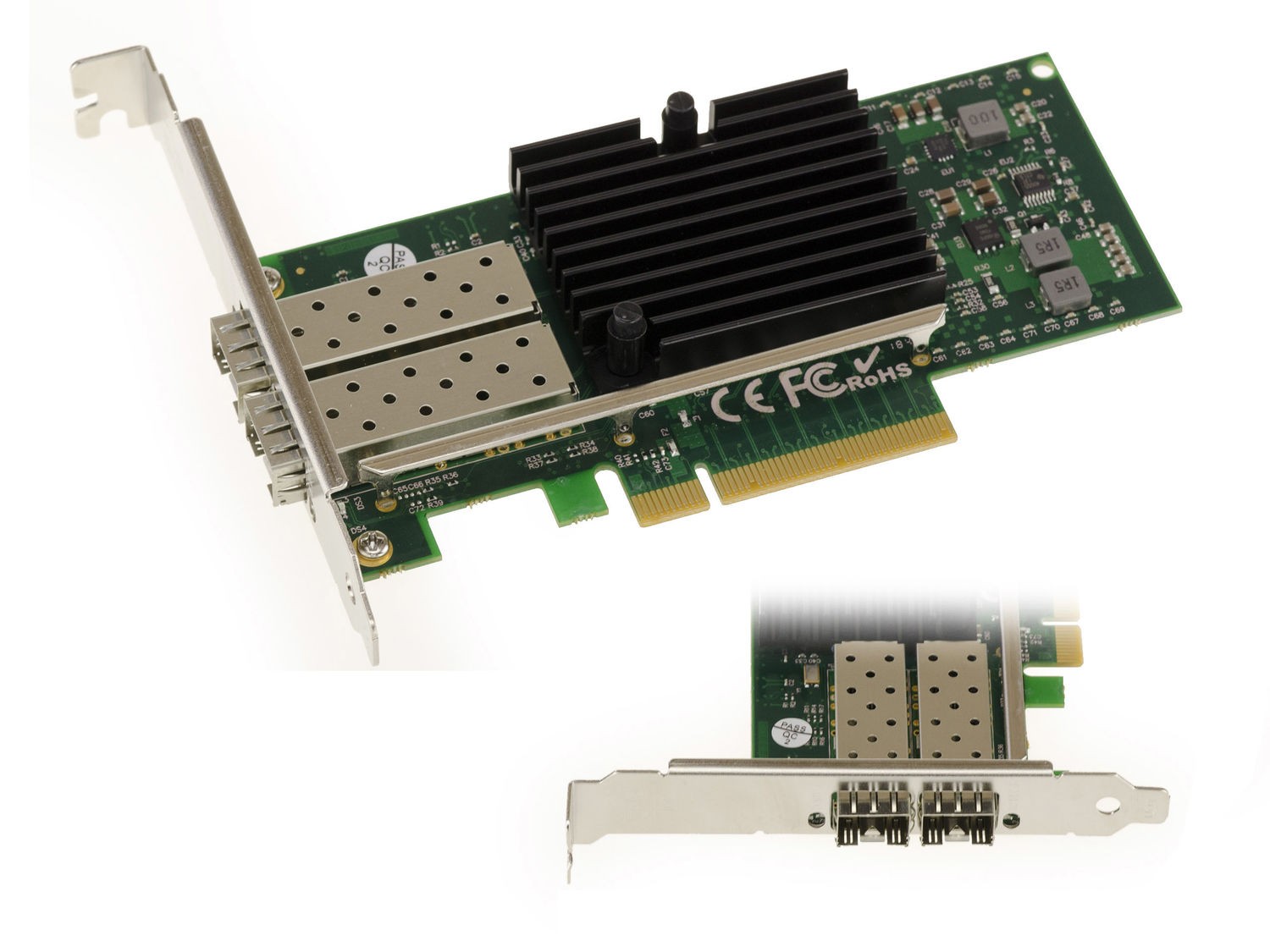 Carte Réseau 10 GB SFP+ Intel JL82599ES pour un Débit Fluide et Sans Latence