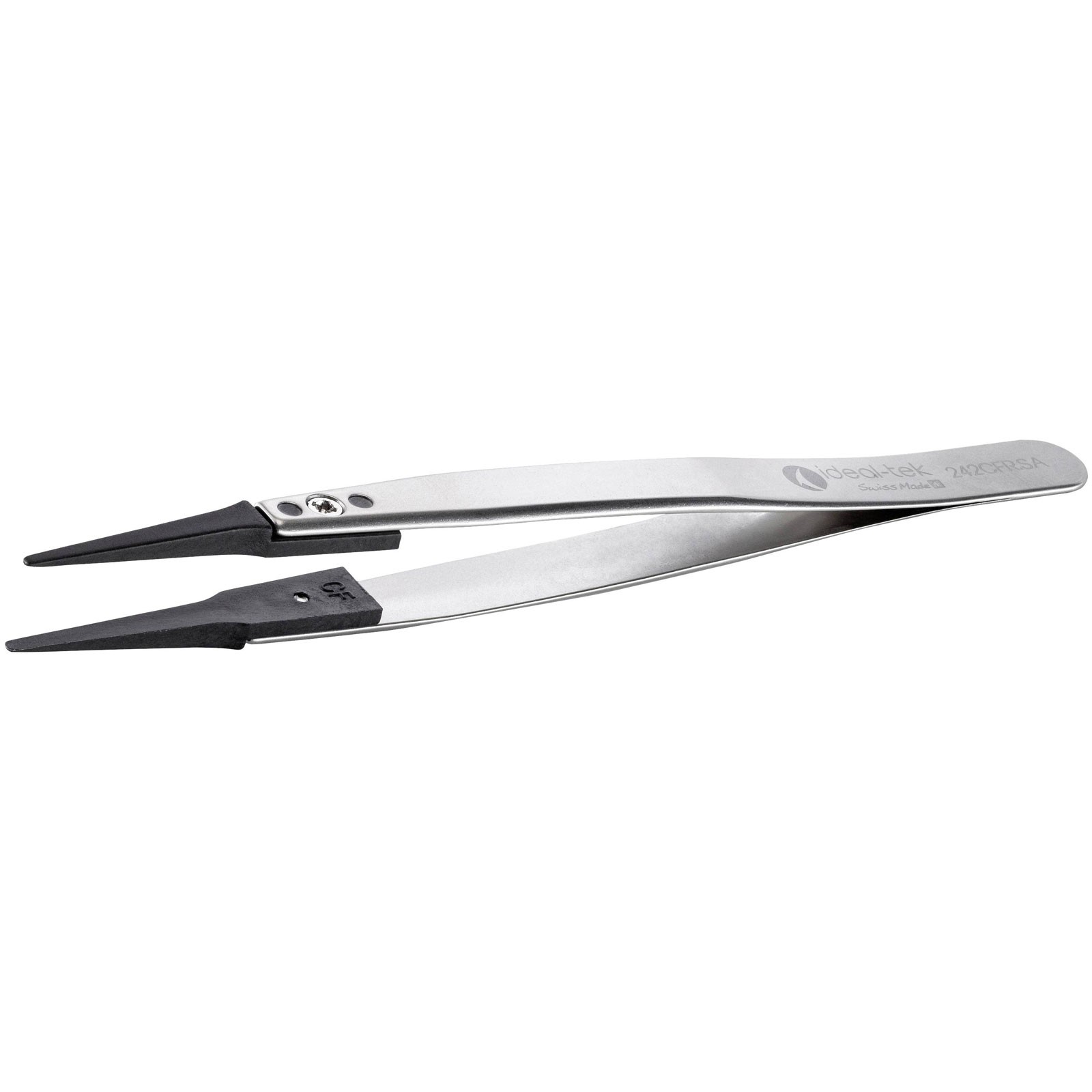 Ideal Tek Tweezers ESD Plastic, 130mm, Replaceable Tip