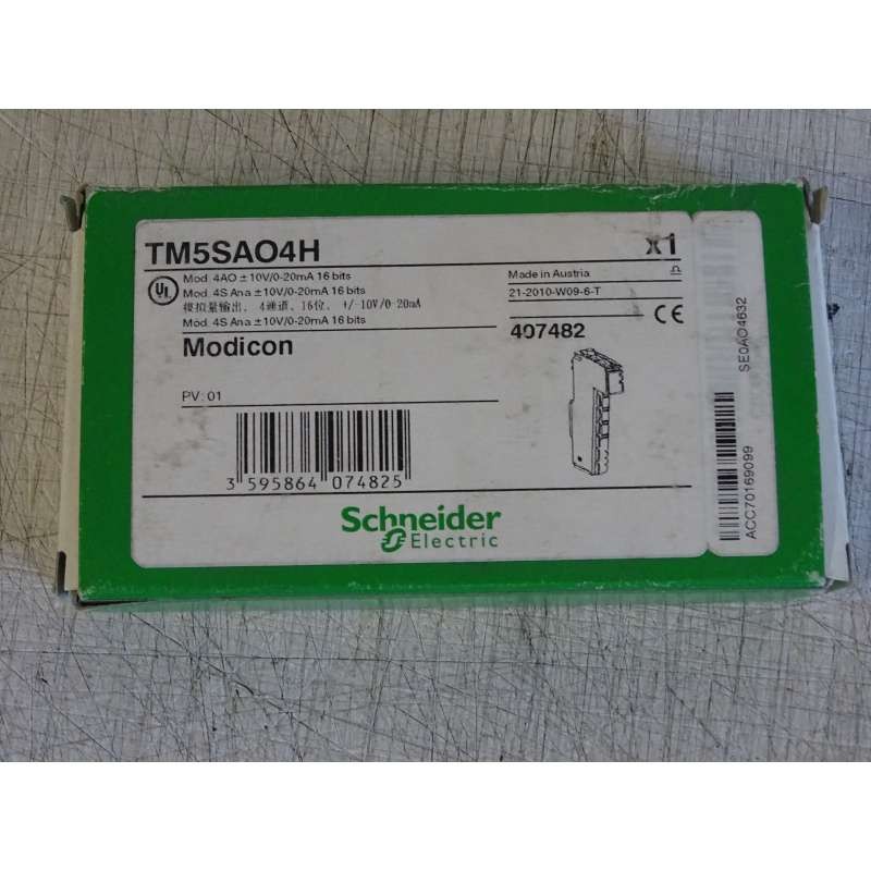 Schneider TM5SAO4H Module De Sortie Analogique - 4O - 20 mA 16 Bit | eBay