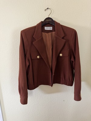 Vintage carol horn workshop Brown jacket With Gold buttons