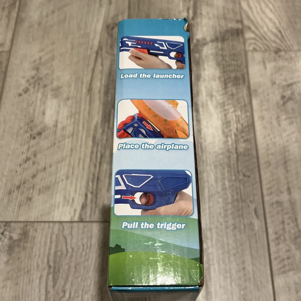 Fuwidvia 3 Pack Airplane Launcher Toys, LED Foam Glider Planes with 2 Flight - Image 2 of 4