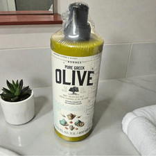 New Sealed Korres Jumbo Sea Salt Body Cream with Pump 13.53 Fl. Oz.