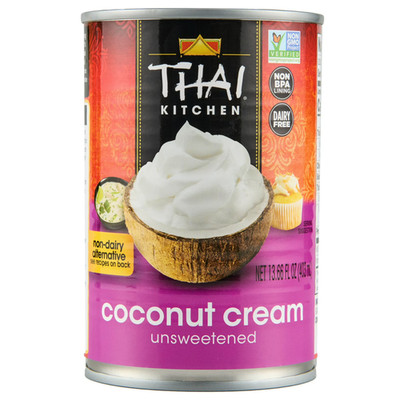Thai Kitchen Gluten Free unsweetened coconut cream 13.66 fl oz.....