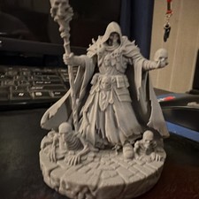 Fantasy Necromancer  Figure Pre-built for DND...