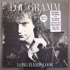 Lou Gramm Long Hard Look LP Atlantic 81915-1 Gold Stamp Promo 1989 Foreigner