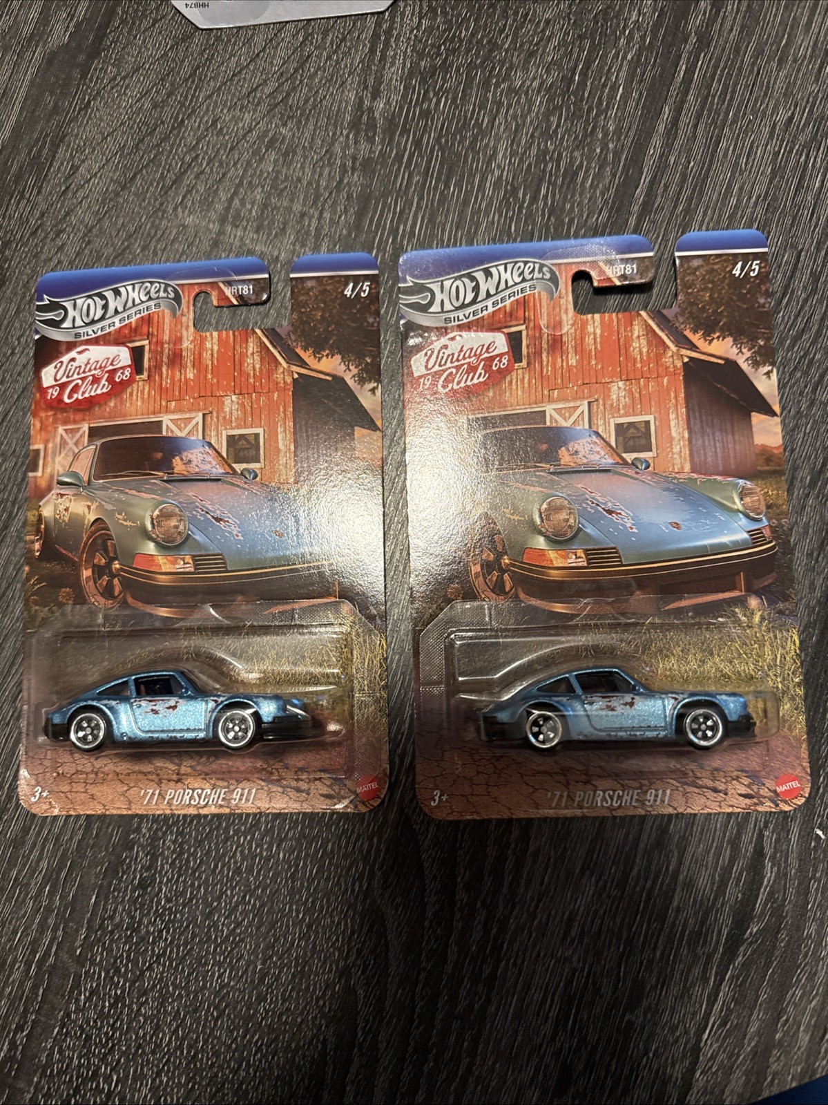 Hot Wheels Silver Series Vintage Club 71 Porsche 911
