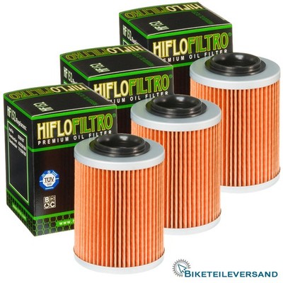 3X HIFLO Ölfilter HF152 für Aprilia ETV 1000 RSV Mille Capo Nord Futura Tuono