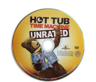 Hot Tub Time Machine DVD 2010 Unrated John Cusack Disc Only 