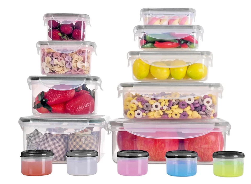 MTR 28 PIECE SET BPA-Free Food Storage Set Stackable Leakproof Microwave Safe - Image 3 of 4