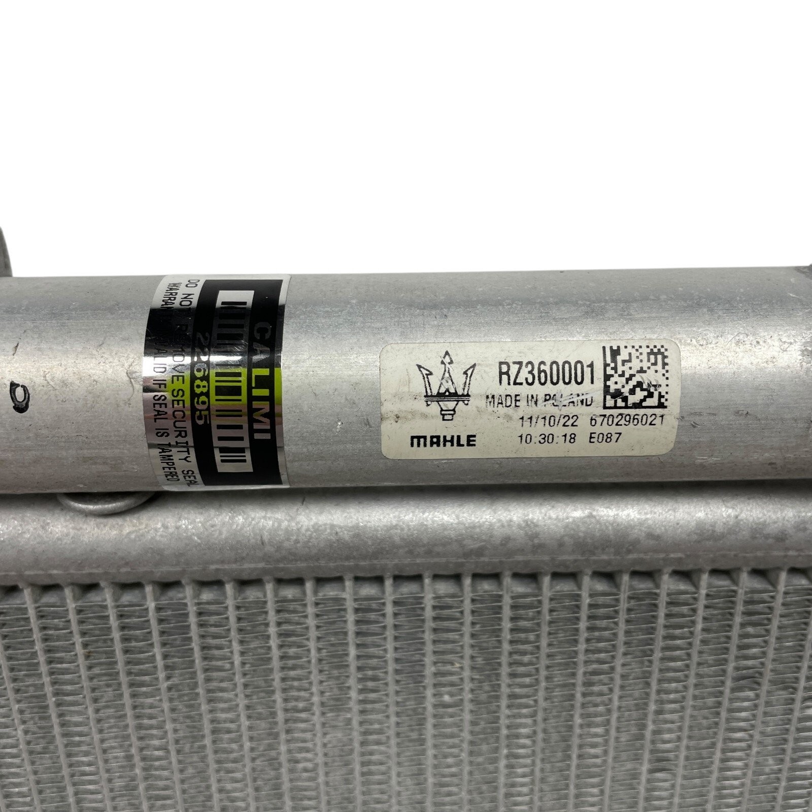 Maserati Ghibli 2014-2020 Ac condensers Set P/N 670296021