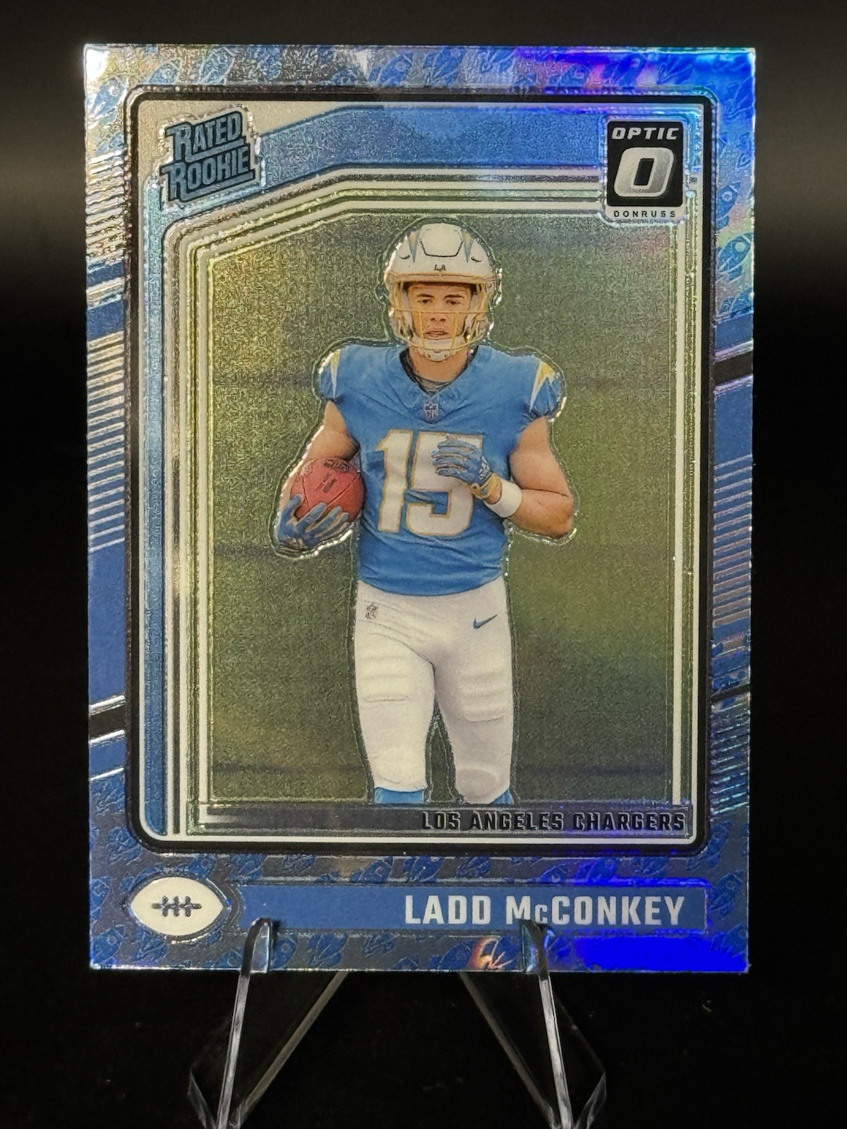 2024 PANINI DONRUSS OPTIC 266 LADD McCONKEY ROCKET Rookie 🚀 🚀 Holo