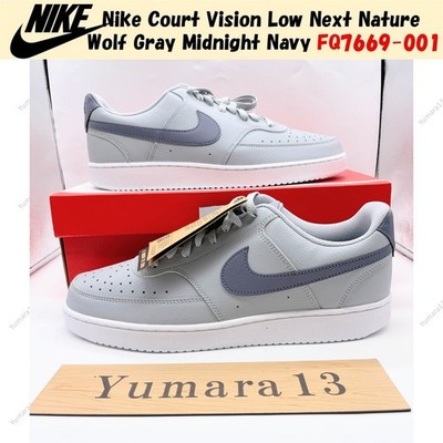 Nike Court Vision Low Next Nature Wolf Gray Midnight Navy