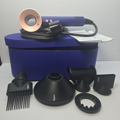 Dyson Supersonic HD07 Hair Dryer Copper W/attachments &Original Box -for Parts