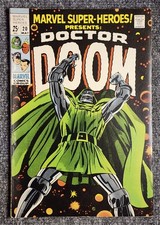 Marvel Super-Heroes #20 (1969) Doctor Doom Solo Story 1st Valeria Marvel Comics