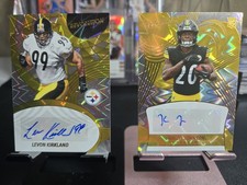 2025 Revolution Steelers Auto Lot- Kaleb Johnson /149- Levon Kirkland /50 Impact