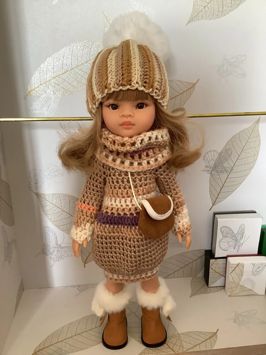 Poupée Paola Reina Brune 32 Cm - Vinyle, Espagne, Dans Sa Boîte, Jamais Jouée