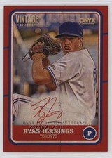 2025 Onyx Vintage Auto Red Border 19/25 Ryan Jennings #VARYJE Auto 0j81