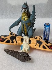 Godzilla Monster Soft Vinyl Figure 3P Set, Kaiju, Used, Collectible