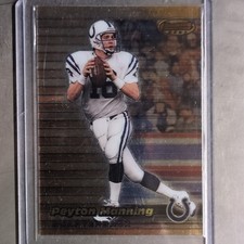 Topps 1999 Bowman's Best Peyton Manning Indianapolis Colts Rookie Card #70. rookie card picture