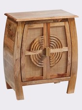 Kommode Holz braun . Heine Luxus 65x75,5x37cm kunsthandwerklich gefertigt natur