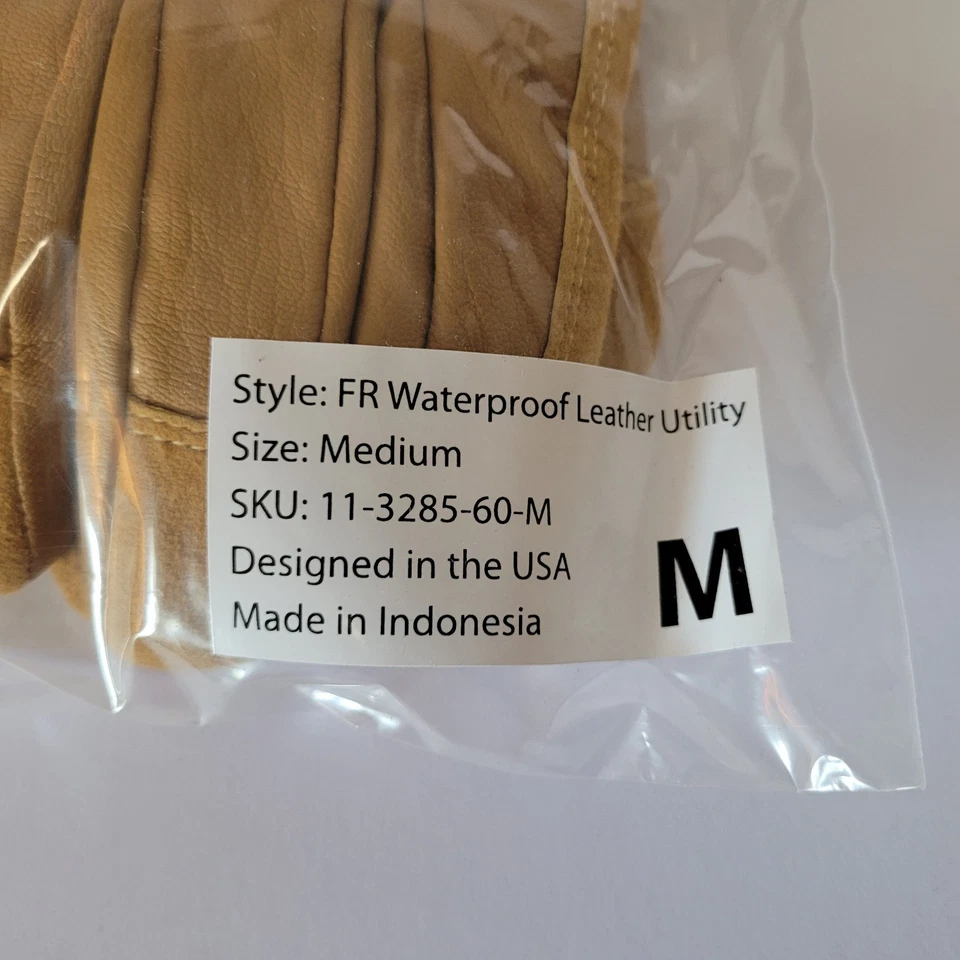 Guantes utilitarios de cuero impermeables Youngstown Glove 11-3285-60-M medianos FR Foto 2 de 2