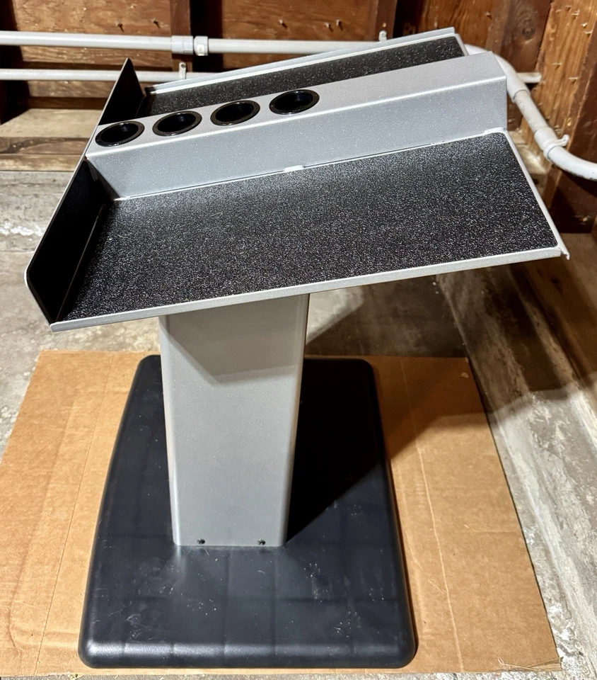 POWERBLOCK Large Column Stand, Dumbbell Rack & Weight Rack,Silver/Black - Image 2 of 4