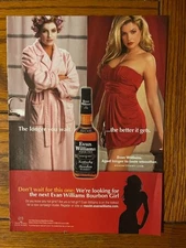 EVAN WILLIAMS WHISKEY PRINT AD SEXY WOMAN LINGERIE SEARCH NEXT E WILLIAMS GIRL