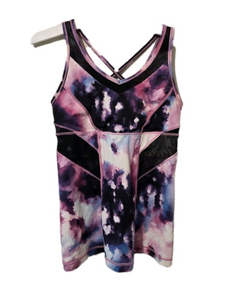 #ad Lululemon Strap It Like It#x27;s Hot Tank In Blooming Pixie Size 8 No Tear Tag $22.00