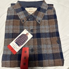 Men  s weatherproof vintage Long Sleeve flannel Multicolor Size medium